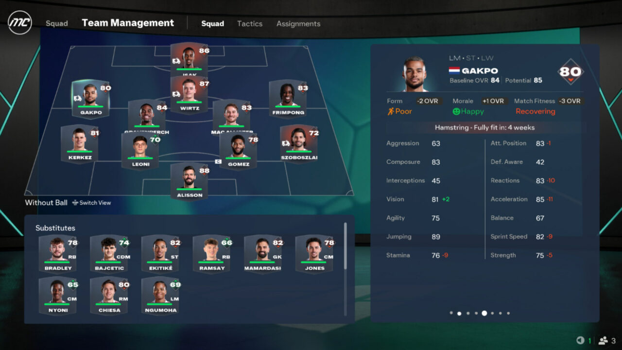 ترکیب بازی FC 27