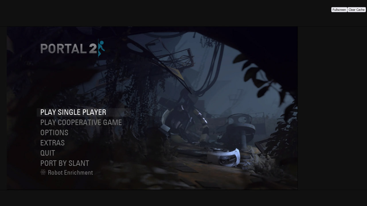 نسخه وب بازی Portal 2