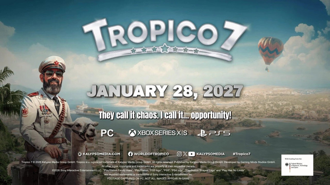 تاریخ انتشار بازی Tropico 7