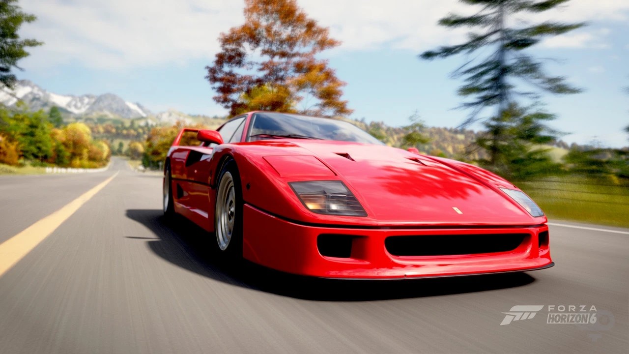 ماشین Ferrari F40 1987 در لیست زیباترین ماشین های بازی فورزا هورایزن 6