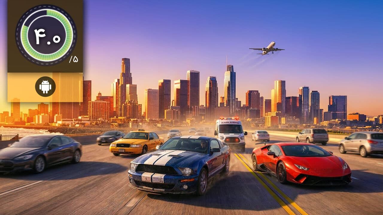 دانلود بازی Lane Rider Highway Runner برای اندروید