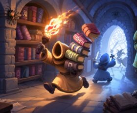 Monk Took Book