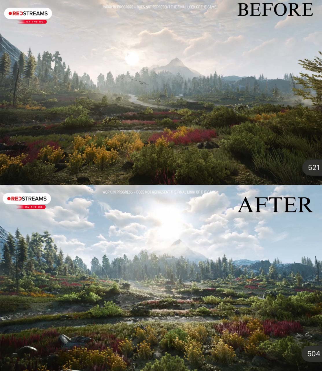 مقایسه گرافیک The Witcher 3 Remastered