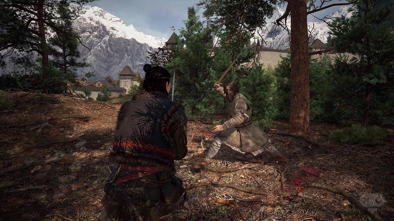 دشمنان سرسخت با علامت جمجمه قرمز در بازی The Blood of Dawnwalker مشخص میشوند