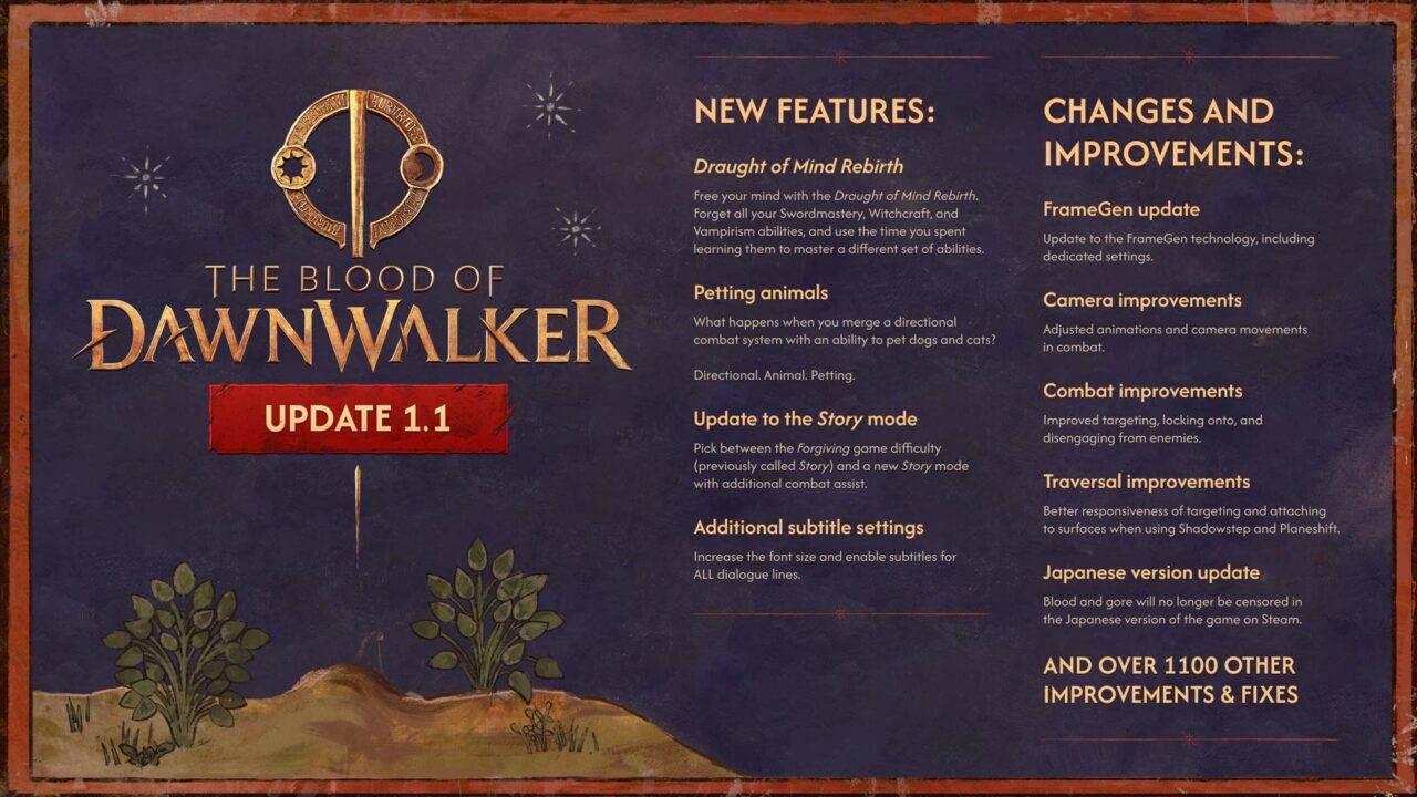 آپدیت بزرگ The Blood of Dawnwalker
