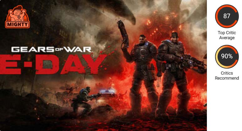 امتیاز بازی Gears of War E Day